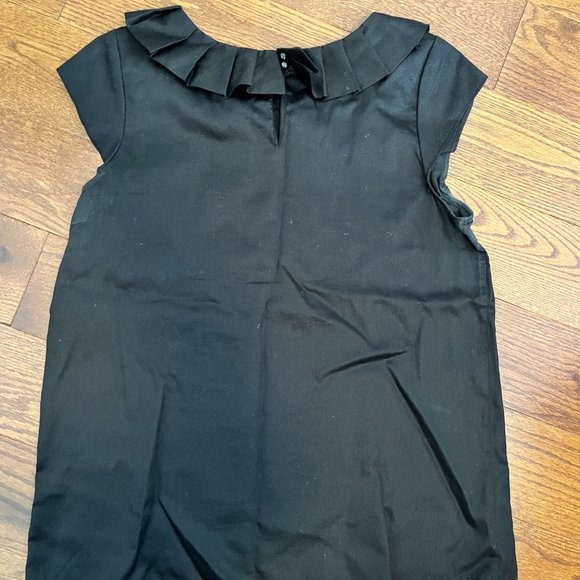 CLUB MONACO Black Sleeveless Silk Top - Picture 2 of 3